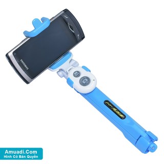 Gậy chụp hình Remote có 3 chân gấp gọn