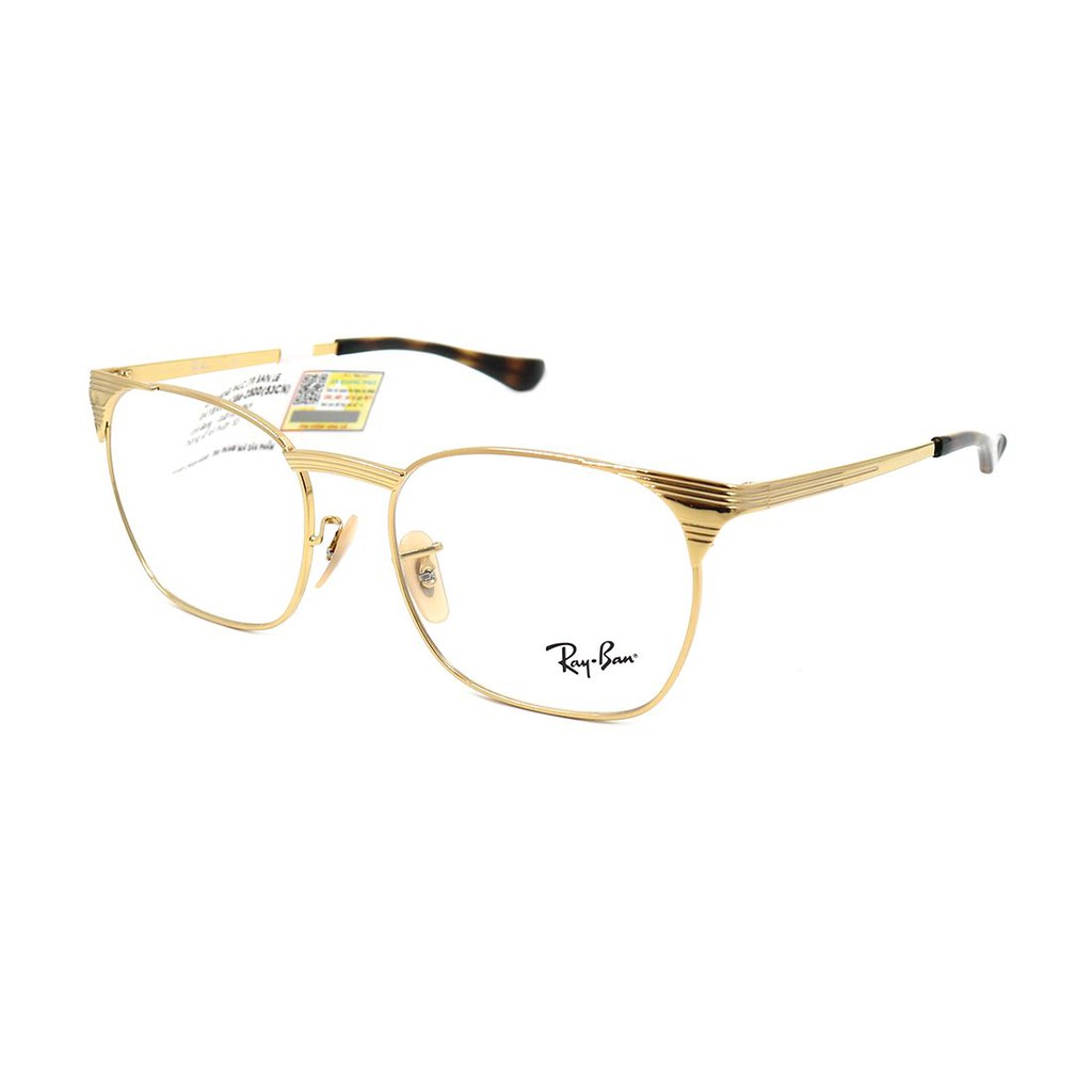 (Hàng chính hãng) Gọng kính nam nữ Rayban RB6386 2500 (53-18-140) màu sắc thời trang, thiết kế dễ đeo bảo vệ mắt