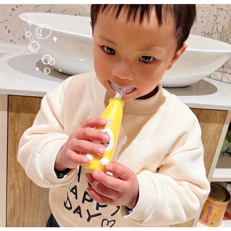 Kem Đánh Răng Dạng Bọt Vị Cam An Toàn Cho Bé Giúp Làm Sạch Răng Cho Trẻ