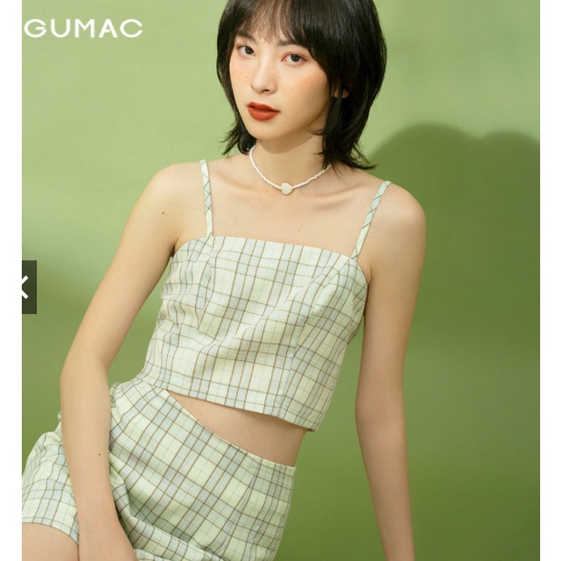 Set chân váy áo croptop GUMAC