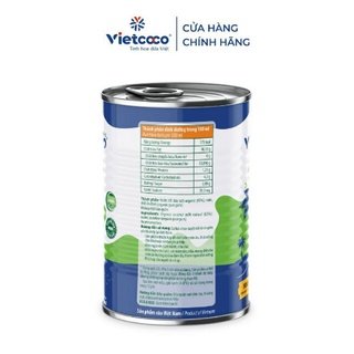 Vietcoco- Nước cốt dừa tươi hữu cơ Lon 400ml