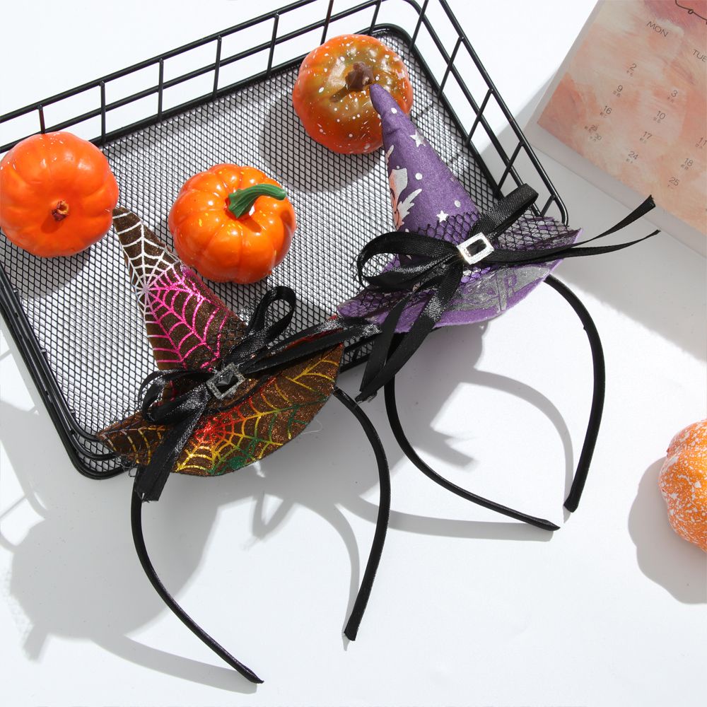 🎈Future🎈 Set 4 băng đô nón phù thủy hóa trang Halloween thời trang