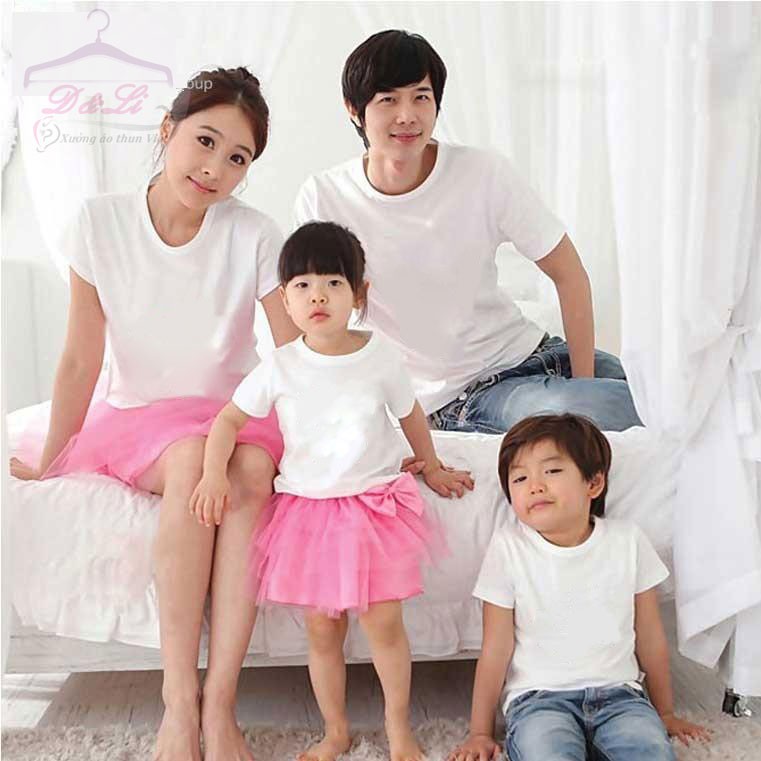 Áo thun trơn màu trắng, đen 100% cotton size XL giá sỉ