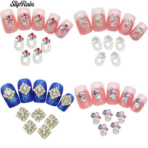 Set 10 Cườm Đính Trang Trí Móng Tay Nghệ Thuật