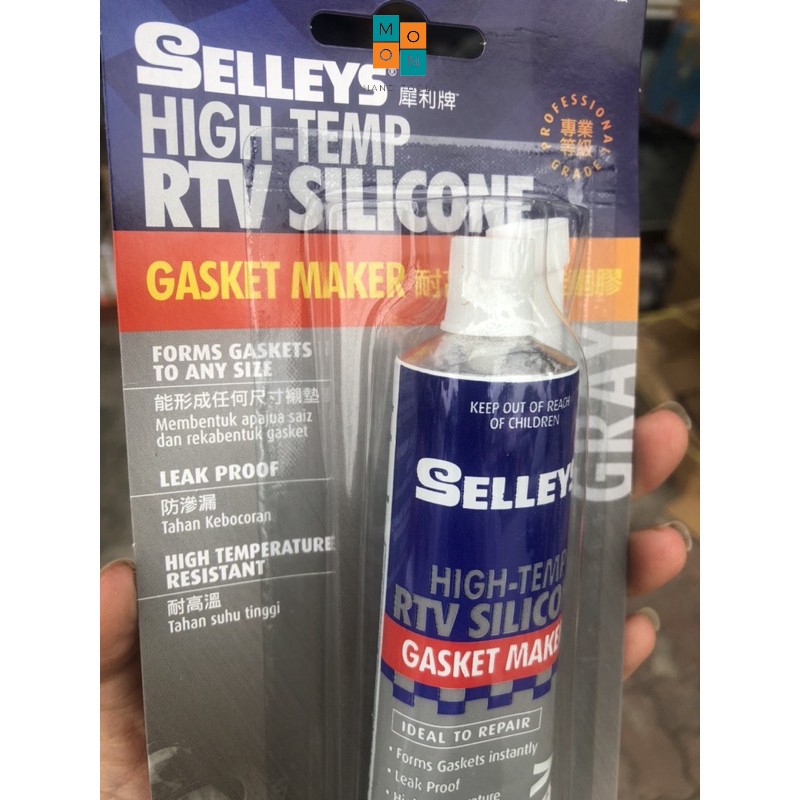 Keo silicone làm gioăng máy chịu nhiệt độ cao Selleys RTV Silicone 85g