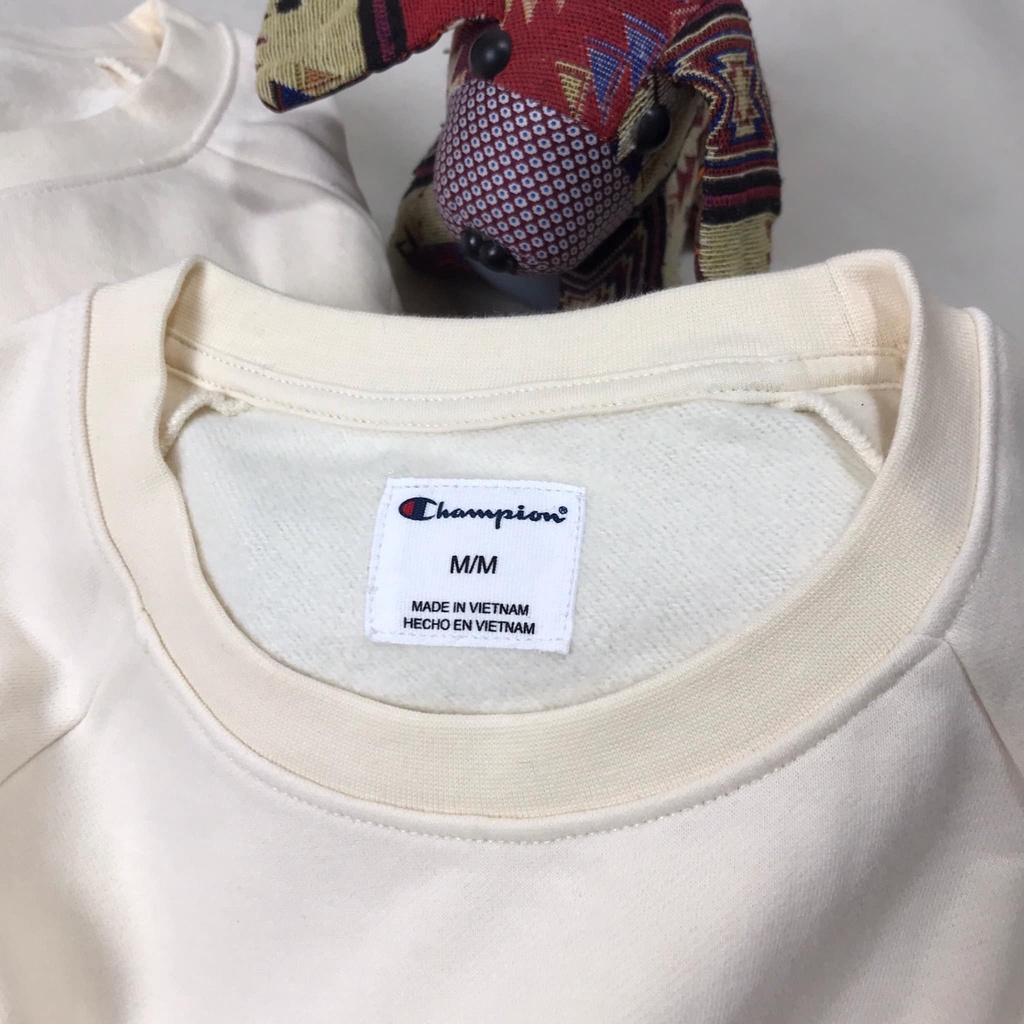 Áo Sweatshirt Champion nỉ lông cừu chuẩn xuất xịn