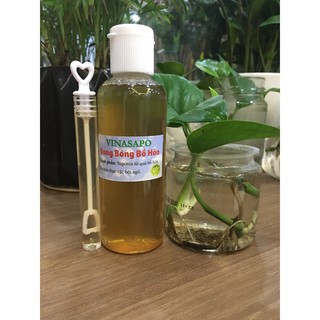 120ml dung dịch thổi bong bóng xà phòng kèm ống thổi (120ml bubble solution for kids and 1 Bottle without the sud)