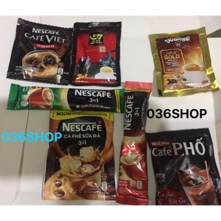 Combo 5 Gói Cà Phê Đen/ Cà Phê Sữa Các Loại