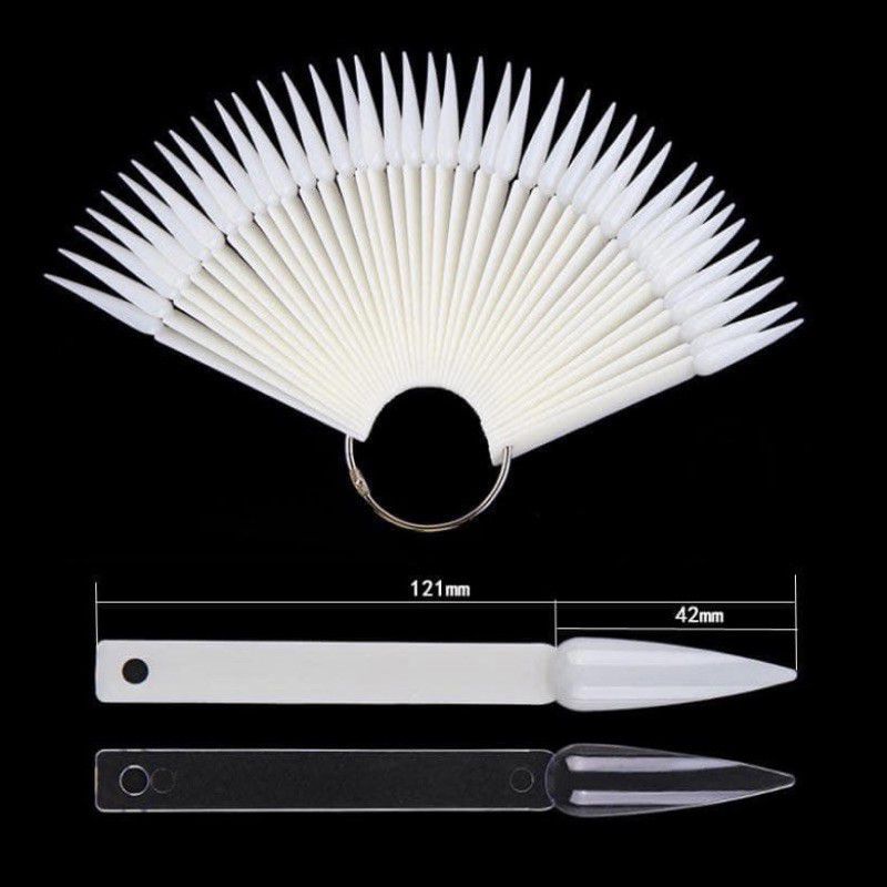 Móng que tập sơn mẫu set 50 móng dành cho học viên Thiên Di Nail