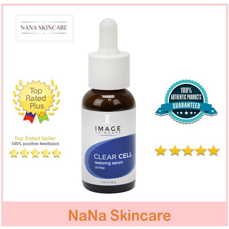 Serum kiềm dầu, dịu da, kháng khuẩn Image Skincare Clear Cell Restoring Serum Oil Free