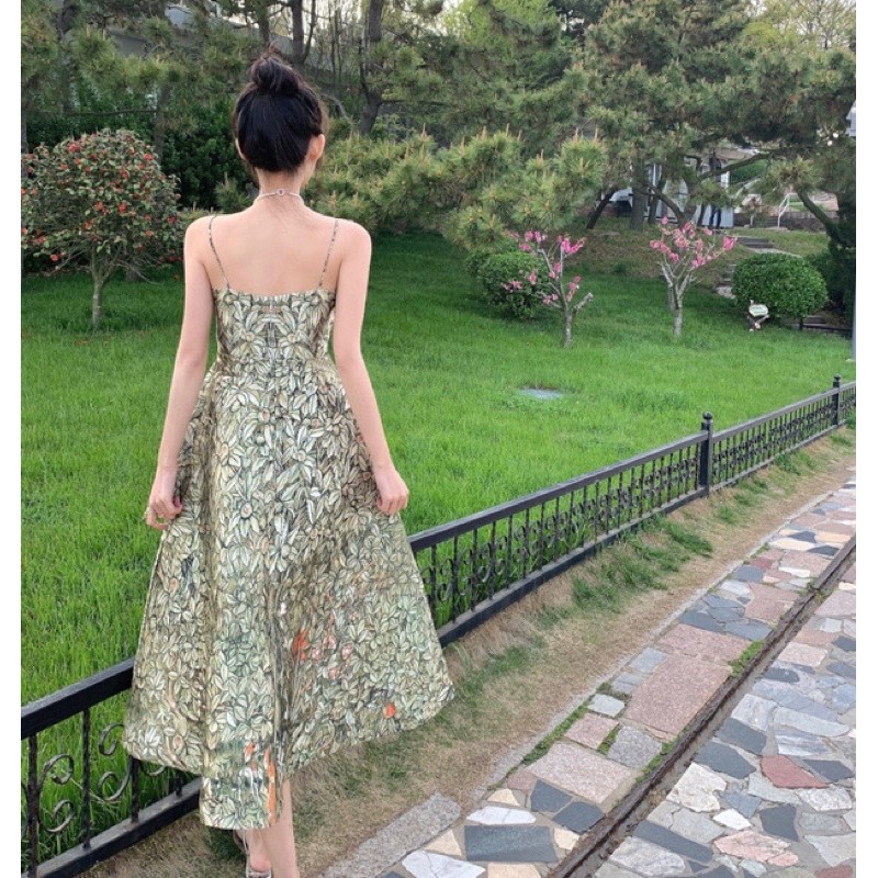 Đầm Dây Hoa Lá Fox Xinh Xắn Duyên Dáng