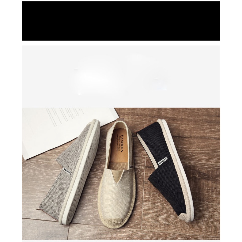 Giày lười vải nam cao cấp kiểu dáng trẻ trung năng động GLV01 | BigBuy360 - bigbuy360.vn