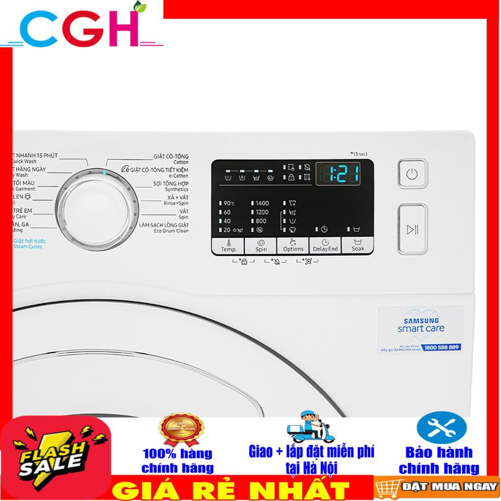 Máy giặt Samsung Addwash Inverter 9 Kg WW90K44G0YW/SV (Miễn phí vận chuyển tại Hà nội)