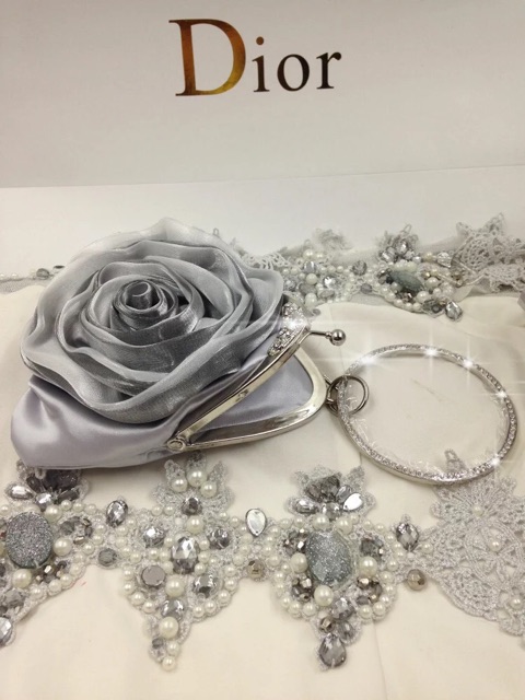 (ORDER) Túi dự tiệc retro hoa hồng | BigBuy360 - bigbuy360.vn