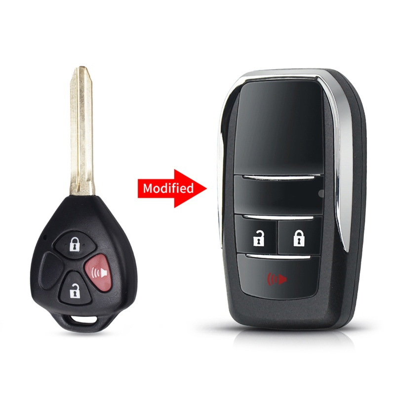 Vỏ Bọc Chìa Khóa Điều Khiển Từ Xa 2 / 3 / 4 Nút Cho Xe Hơi Rei