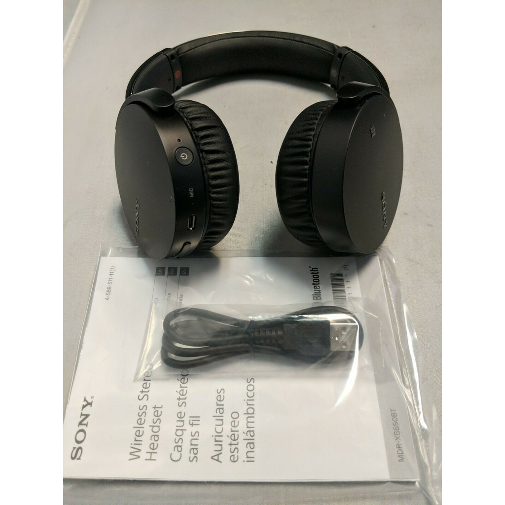 Tai nghe không dây Sony XB650BT MDRXB650BT Bluetooth Extra Bass | HÀNG CHÍNH HÃNG