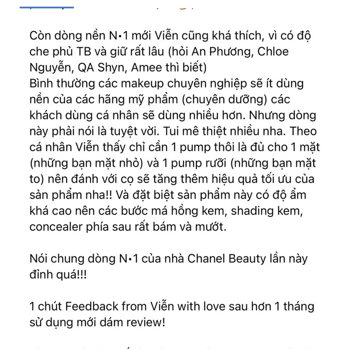 Kem nền No1 De Chanel Revitalisant