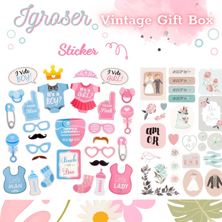 [Nhãn dán] ⚡ Sticker trang trí Wedding icon