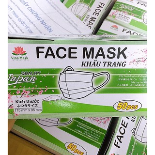 Hộp 50 cái khẩu trang y tế 4 lớp VINAMASK - CÔNG NGHỆ NHẬT BẢN