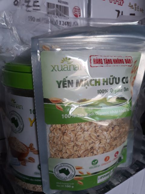 1 Hũ Yến mạch Xuân An nhập từ Úc 400g tặng 1 bịch  100g bất kỳ