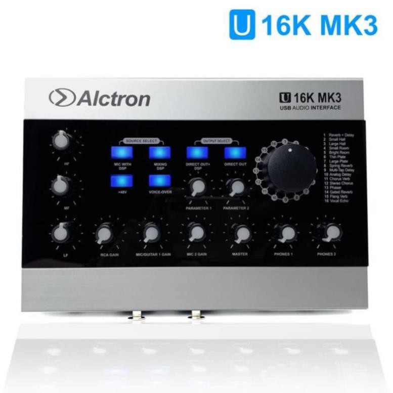 Sound card U16K MK3 hay Sound card USB Alctron U16K MKIII Bảo hành 12 tháng