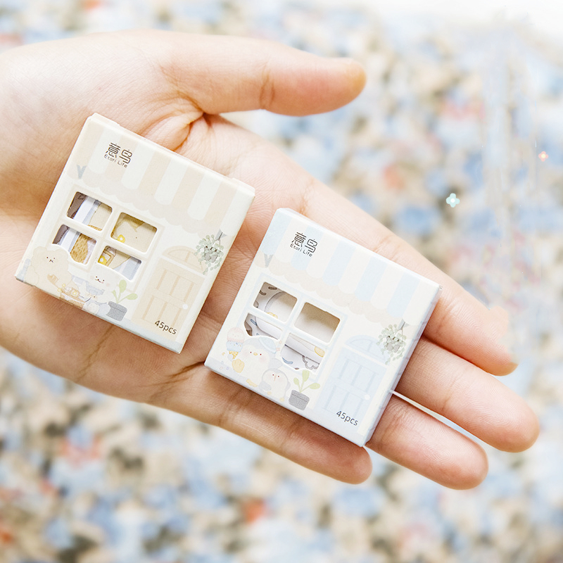 Bộ 45 Miếng Giấy Ghi Chú Hình Ngôi Nhà Xinh Xắn