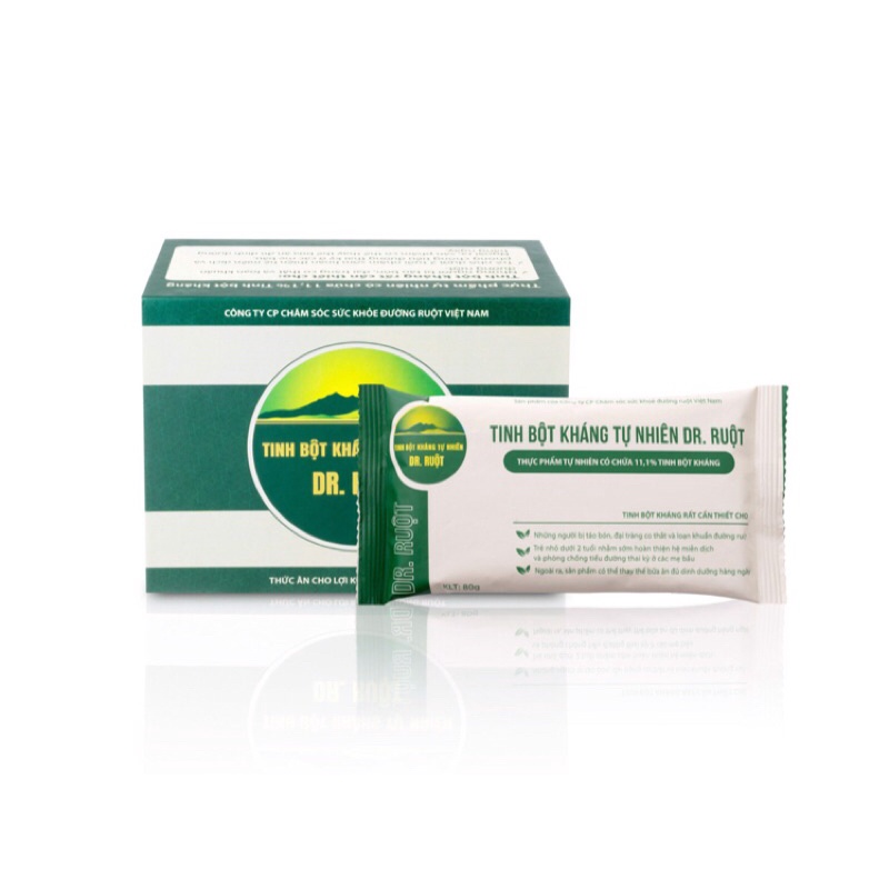 Tinh bột kháng tự nhiên Dr Ruột giải pháp cho người táo bón, đại tràng, rối loạn tiêu hoá, phòng tránh trĩ