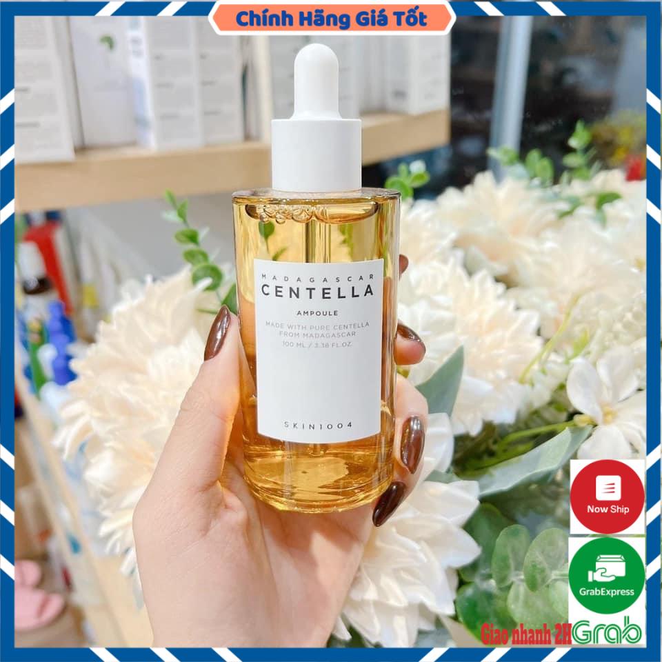 Tinh chất hỗ trợ giảm mụn và làm dịu cho da nhạy cảm Skin1004 Madagascar Centella Asiatica Ampoule - BeanBeauty