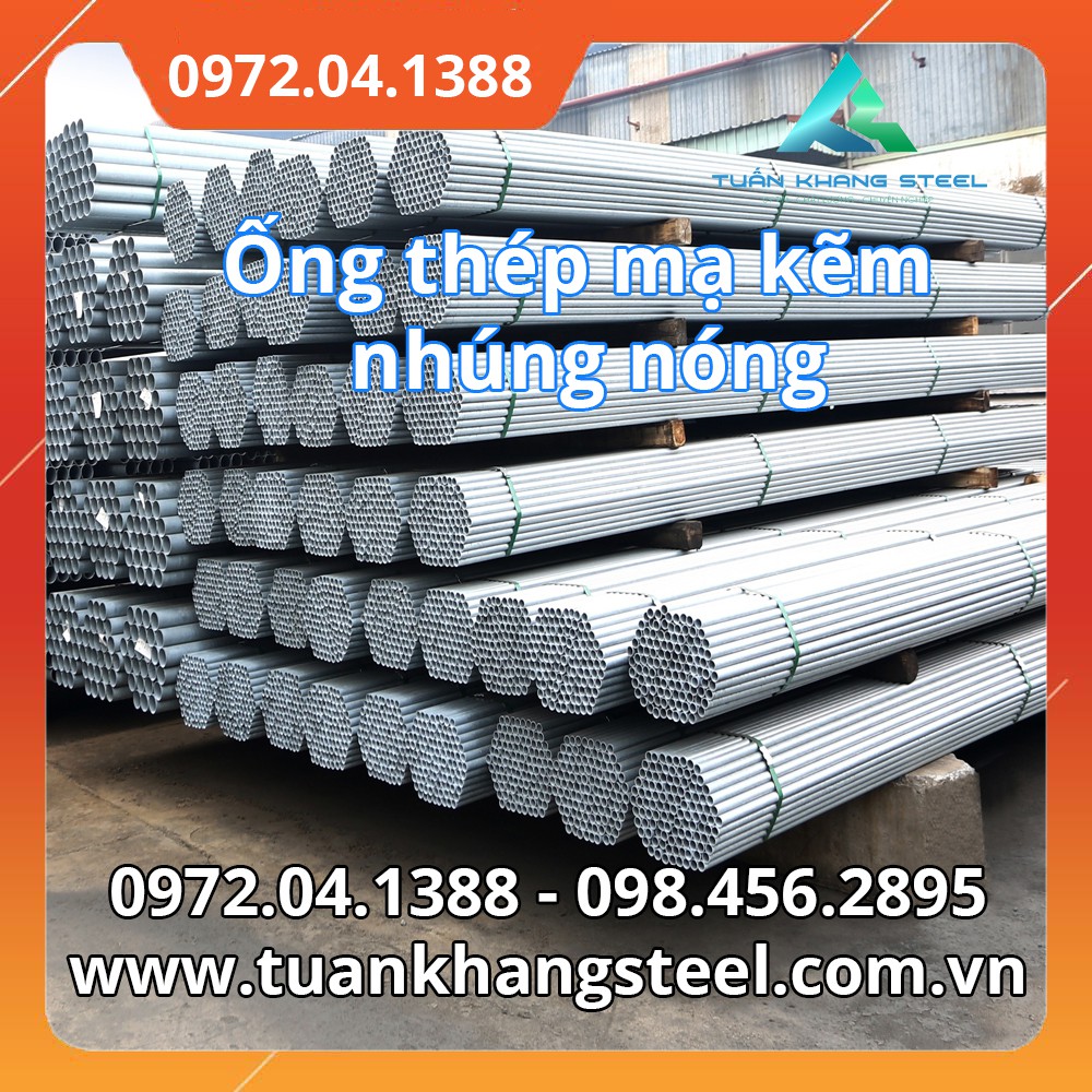 Ống thép mạ kẽm nhúng nóng Hoà Phát