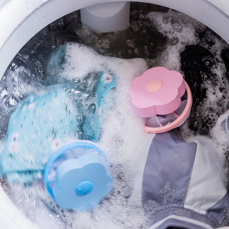 Phao Lọc Cặn Bẩn Máy Giặt Túi Lọc Rác Làm Sạch Máy Giặt Thông Minh