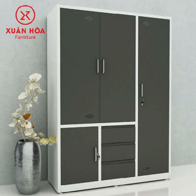 TỦ SẮT QUẦN ÁO XUÂN HÒA CA-9A-3KL