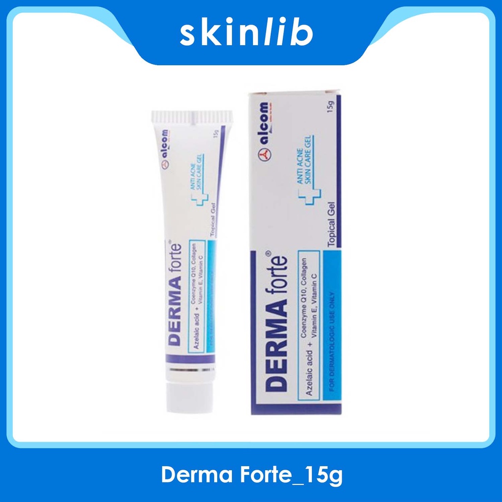 ✅[ Siêu cấp giảm mụn] Gel Giảm Mụn Trứng Cá, Ngừa Thâm, Mờ Sẹo, Dưỡng Da Derma Forte Gel 15g