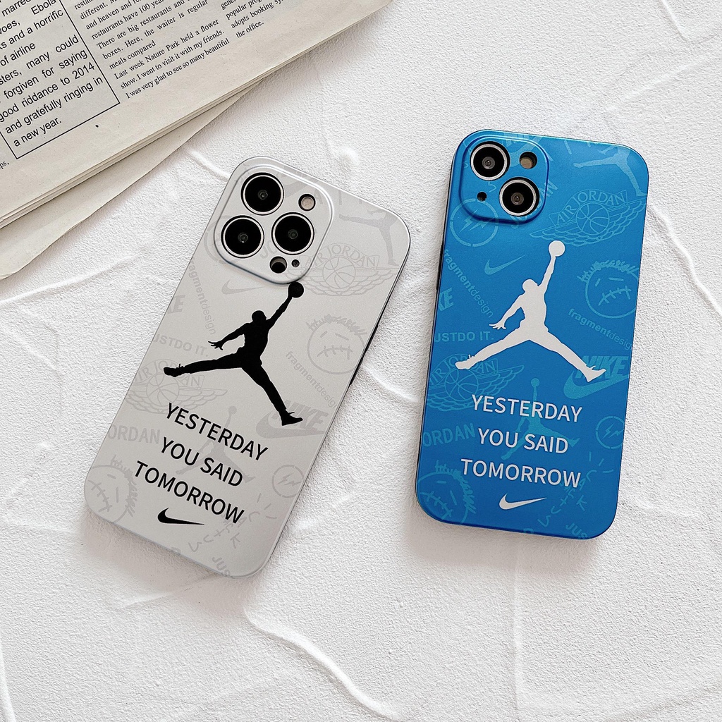 Ốp Điện Thoại In Logo Jordan Sang Trọng Cho iphone 13 Pro Max i13 13pro 11ProMax i11 iX Xs XR Xs Max 7plus 8plus 12Pro 12 Pro Max