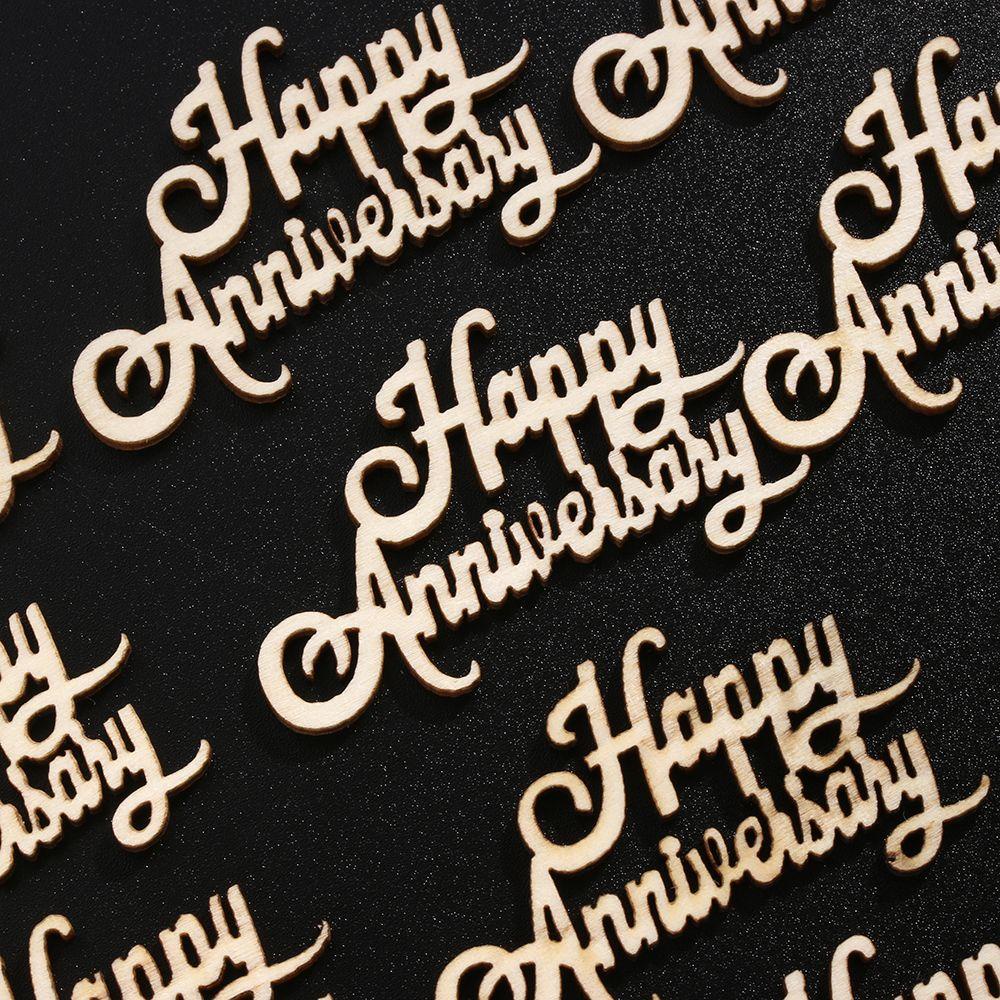 Bộ 15 Miếng Gỗ Khắc Chữ Cắt Laser Treo Trang Trí Nhà