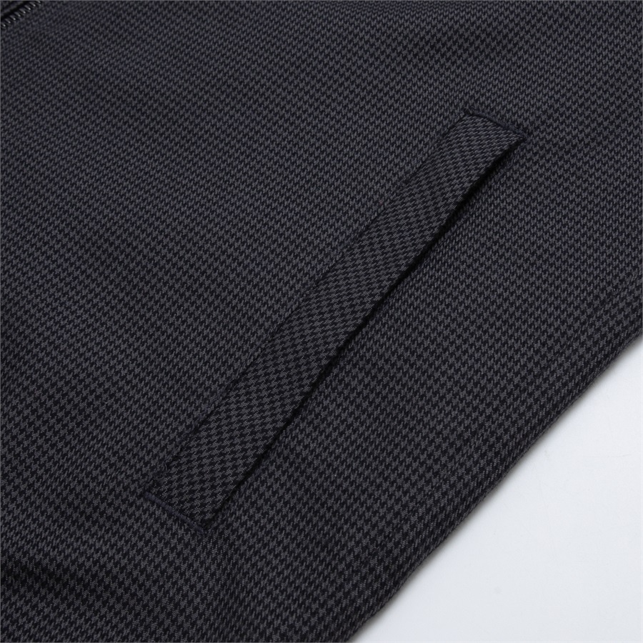 Áo khoác nhẹ nam 2 lớp Aristino AJK035W2 Jacket dáng  suông vừa cổ bẻ lịch sự kẻ caro tăm vải Polyester bền màu sắc nét