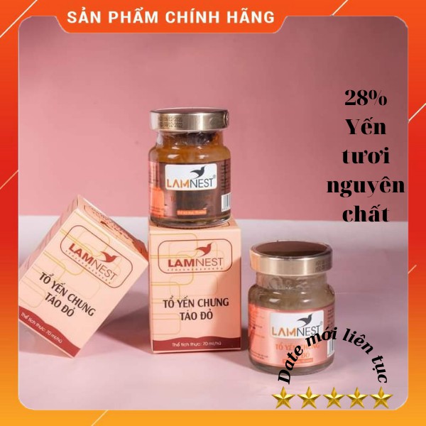 [CHÍNH HÃNG] Tổ Yến Chưng Sẵn LAMNEST - 28% yến - Date mới liên tục dành cho Trẻ em, Nữ giới, Nam giới & Người lớn tuổi