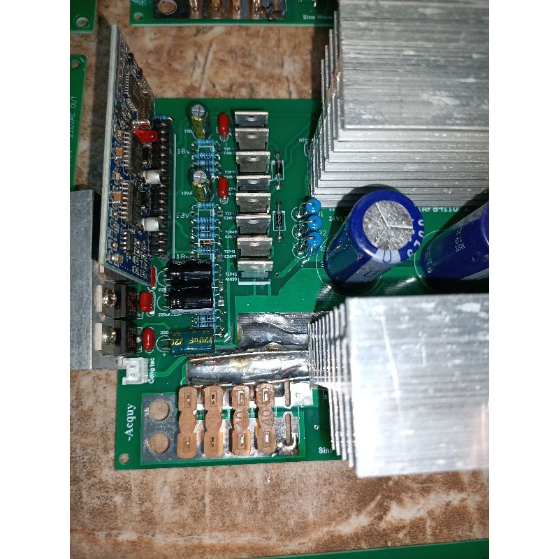 Mạch inverter sine chuẩn 24fet 12v2000w, 24v4000w