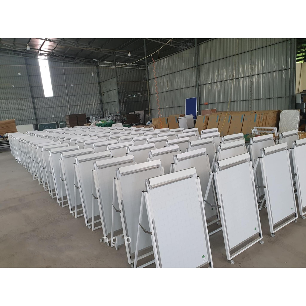 Bảng từ trắng ⚡ BẢO HÀNH 12 THÁNG ⚡ Bảng từ trắng Flipchart có chân gấp ( Tặng kèm: bút lông, bông lau, nam châm, giấy A