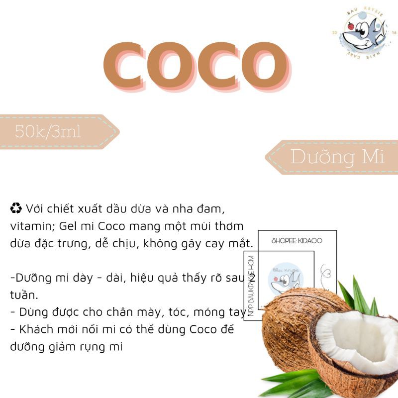 COCO Gel - Mascara Dưỡng Mi ( Handmade )