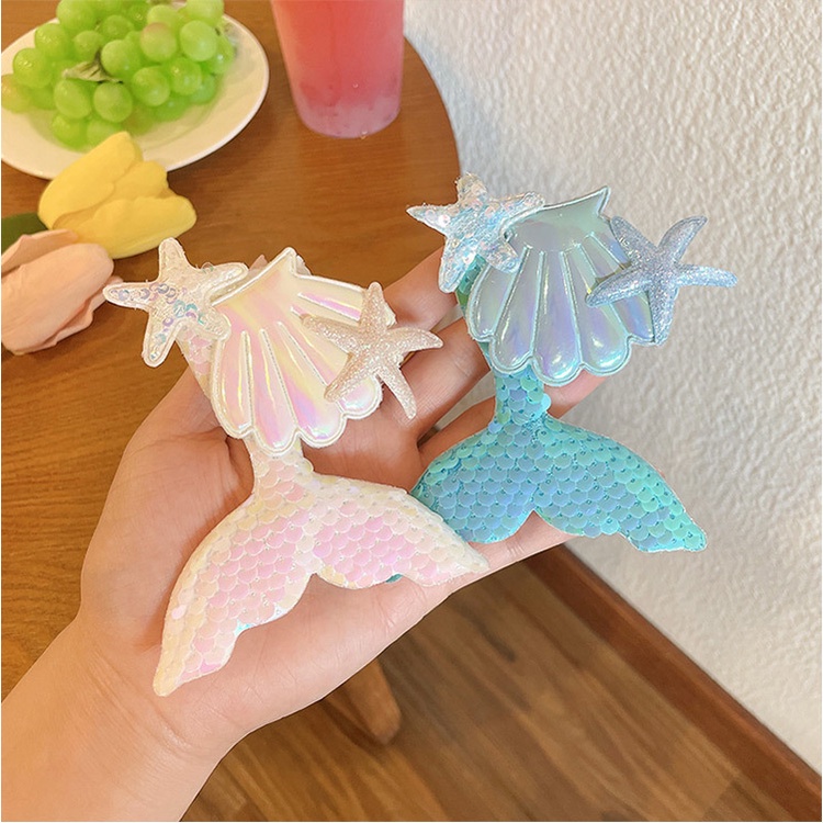 Kẹp Tóc Hình Đuôi Nàng Tiên Cá Dễ Thương Dành Cho Bé Gái