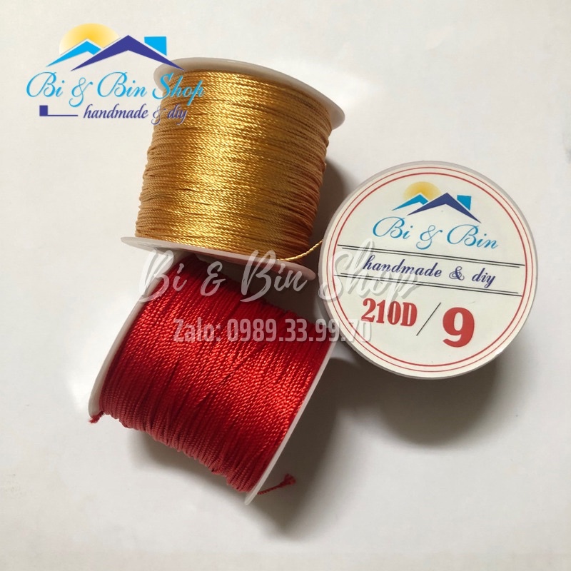 Chỉ Nilon 210D/6 Cuộn Nhỏ Dùng Xỏ Chuỗi Ngọc Hạt Trai, Xỏ Chuỗi Làm Handmade