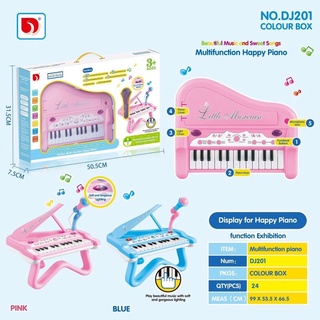 Đàn piano mini kèm mic cho bé tập đàn hát