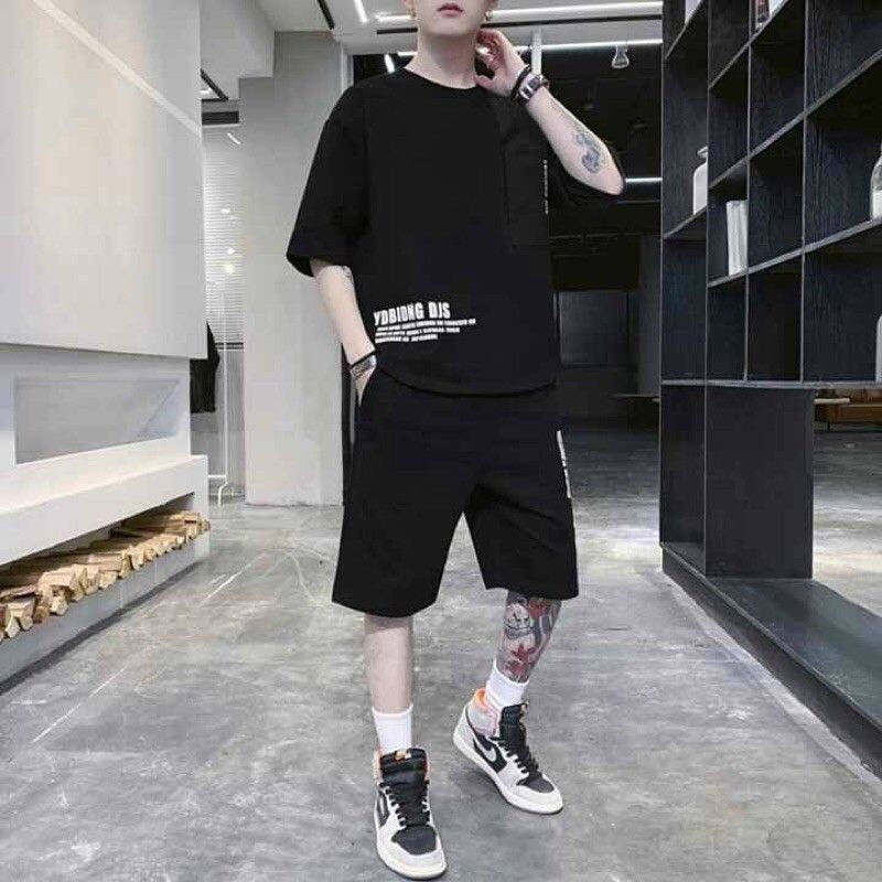 Đồ bộ hè nam YDBIDNG cực chất, quần áo thể thao nam, bộ mặc nhà Đồ bộ hè nam YDBIDNG cực chất