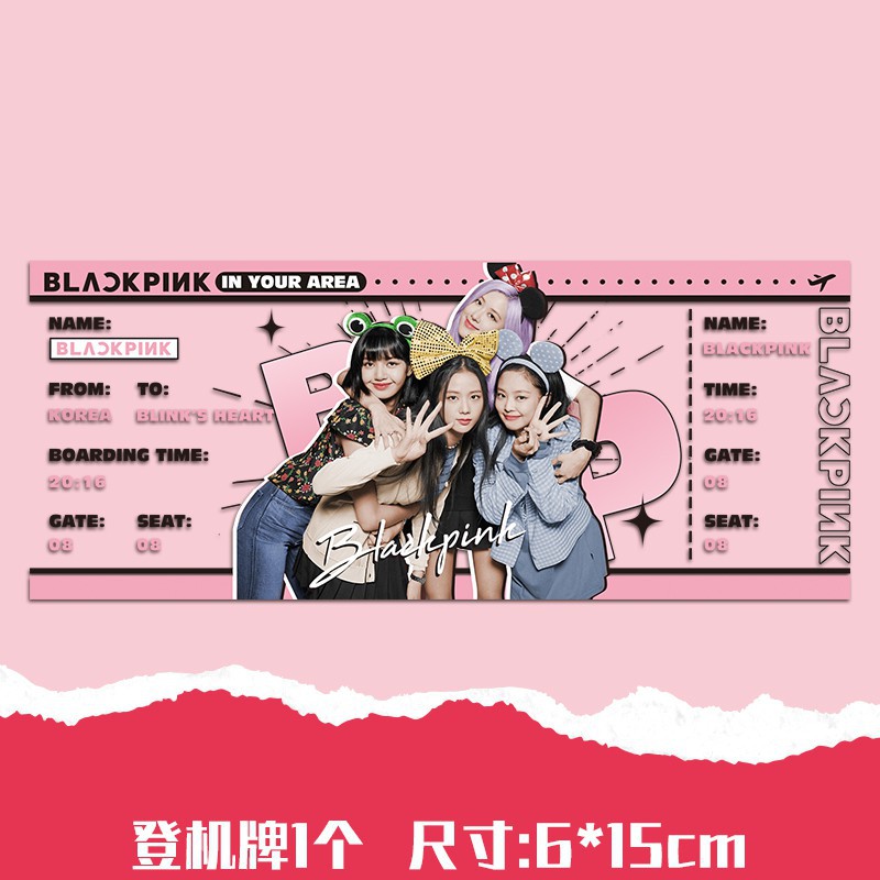 Cuộn Băng Keo/ Sticker / Ảnh In Hình Nhóm Nhạc Blackpink Dễ Thương