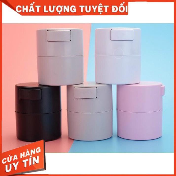 HOT ! Hũ đựng keo nối mi- hũ gạo bảo quản keo nối đủ màu (hồng -xanh-xám-đen) loại mới