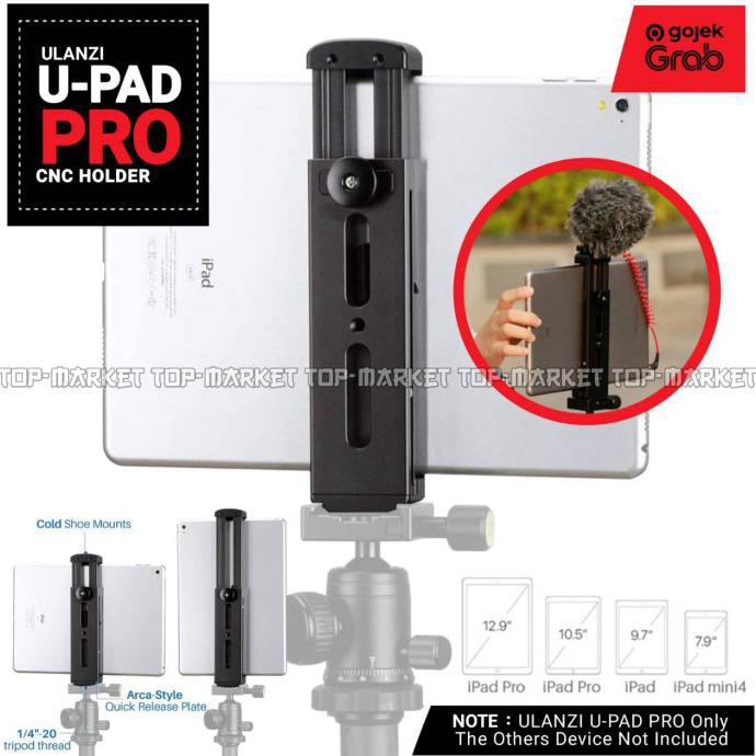 Ulanzi u-pad pro giá đỡ ba chân bằng kim loại cho ipad pro air & tablet f4