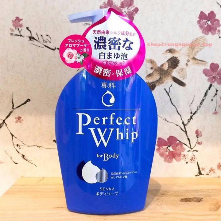 Sữa Tắm Senka Perfect Whip For Body 500ml Nhật Bản