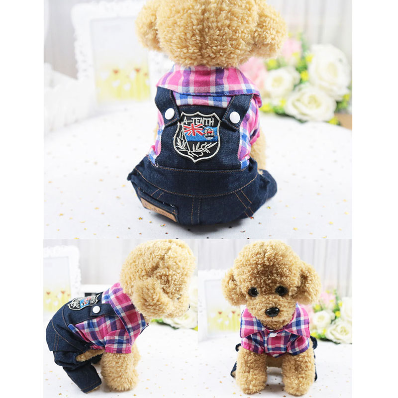 Vật Liệu Bông Vật Nuôi Thoáng Khí In Hoạt Hình Quần áo Mèo Và Chó Mùa Xuân Và Mùa Hè Thời Trang đại Học Phong Cách Quần áo Vật Nuôi Bốn Chân