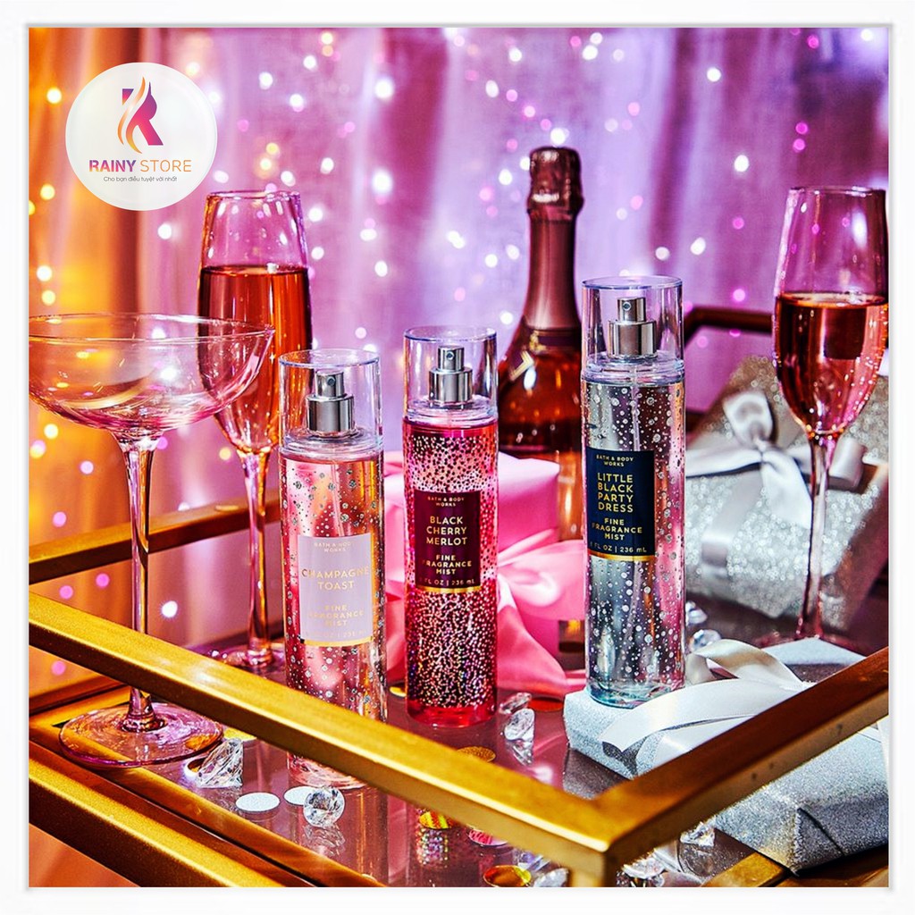 Xịt thơm toàn thân Bath & Body Works Black Cherry Merlot 236ml | BigBuy360 - bigbuy360.vn