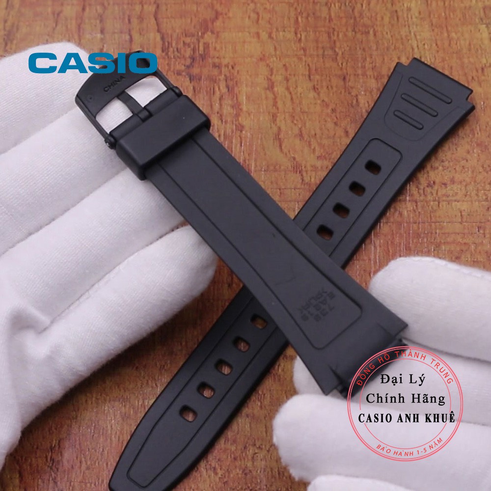 Dây đồng hồ cao su casio chính hãng cho mẫu w-800h